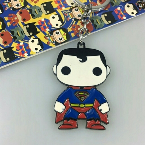 DC Comics Other - 3/$15 Cartoon Superman Keychain NWT